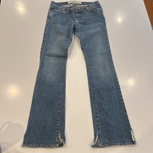 Abercrombie & Fitch low rise denim blue jeans - Picture 2 of 7